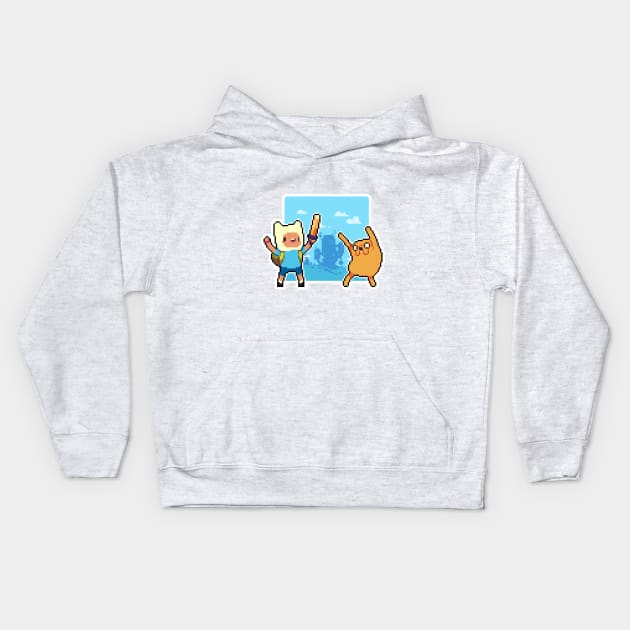 Finn and Jake Kids Hoodie by Todo_Asano